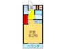 ポ－トサイド３１０ 1Rの間取り