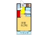 ポ－トサイド３１０ 1Rの間取り