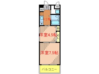 間取図 ホ－ムポ－ト朝日