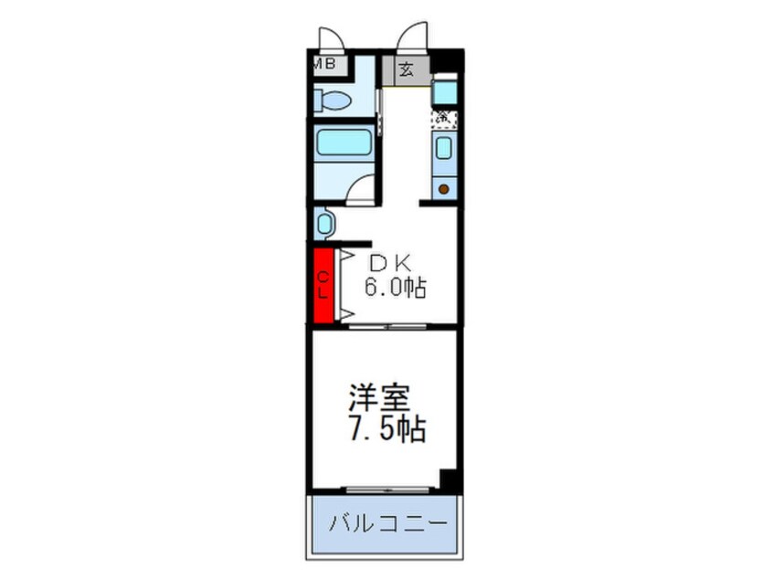 間取図 ホ－ムポ－ト朝日