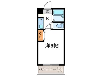 間取図 エクセルコ－ト・高辻西Ⅱ