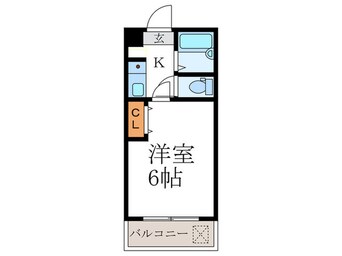 間取図 エクセルコ－ト・高辻西Ⅱ