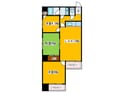 アーバンコート上本町の間取図