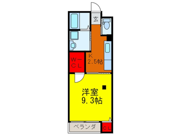 間取り図 コーポエビス
