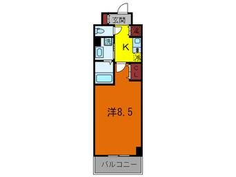 間取図 ｶｽﾀﾘｱ三宮
