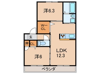 間取図 ロイヤルサニ－ハイツ