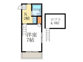 間取図 メゾネット北川