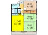 パークサイドマンション 3LDKの間取り