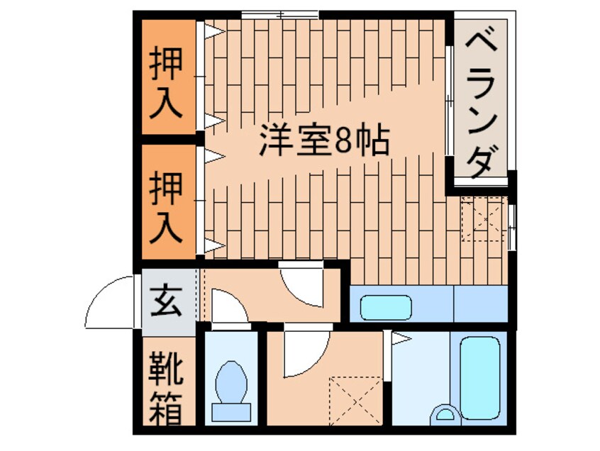 間取図 ヴィゴ－ラス武庫之荘
