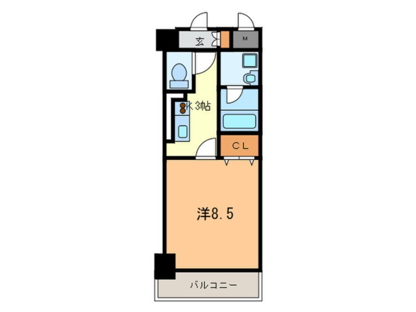 間取図 リラシオ西明石駅前