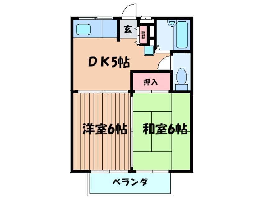 間取図 レ－ベンハイム諏訪