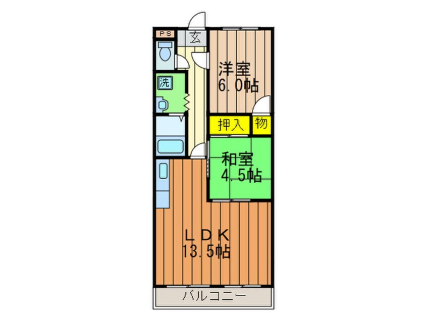 間取図 フォンテーヌＮ