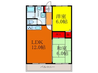 間取図 丸栄ライオンズマンションＢ棟
