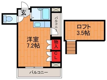 間取図 ニュ－ハイツ桜Ⅳ