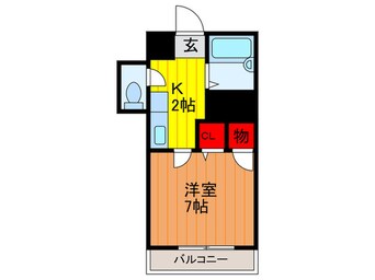 間取図 ニュ－ハイツ桜Ⅳ