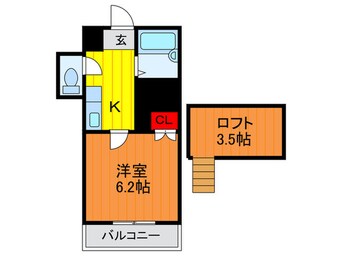 間取図 ニュ－ハイツ桜Ⅳ