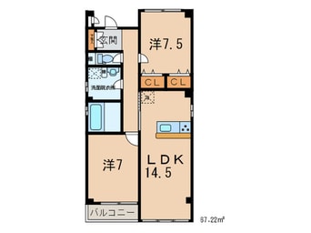 間取図 ビーズ西北