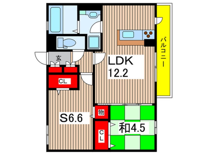 間取図 メープル住吉