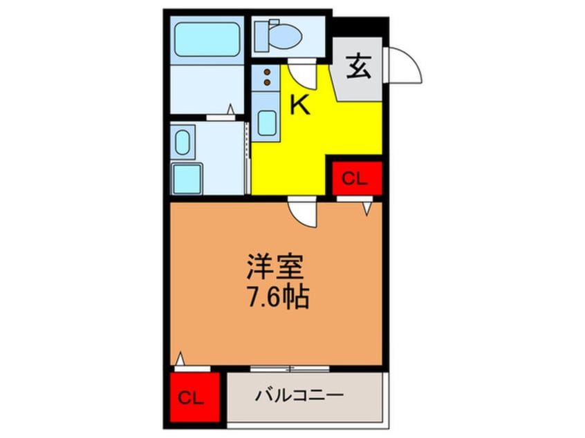 間取図 フジパレス西三荘Ⅲ番館