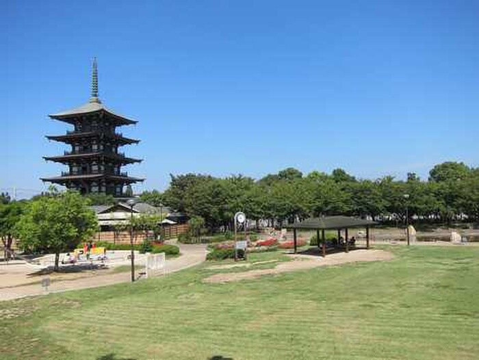 野添北公園(公園)まで600m エクセルコートⅠ