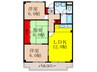 エスポワ－ル茨木 3LDKの間取り