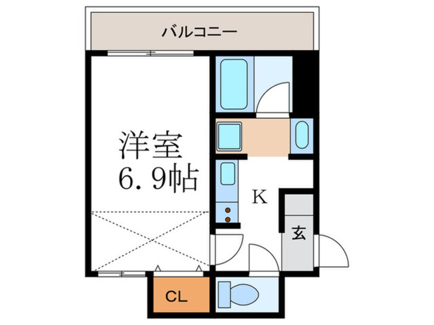 間取図 ウエストブリッジ２