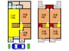 守口市佐太中町テラスハウス 6LDKの間取り