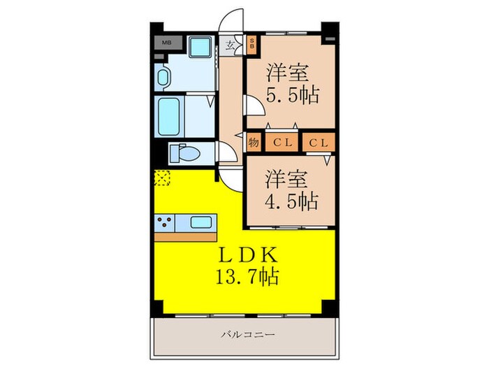 間取り図 アルカコーバ