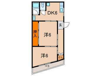 間取図 ビバリ－ヒル２