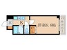 コンフォ-ト桃山 1Kの間取り