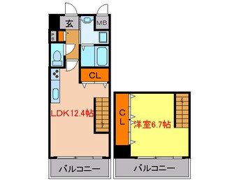 間取図 エタ－ナル緑丘