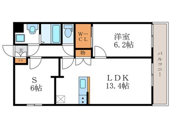 間取図 仮）nukumori桂川南