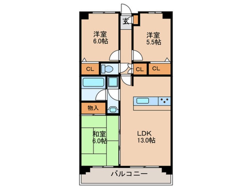 間取図 淀川ハイライフマンション