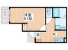 INOVE寝屋川 1Kの間取り
