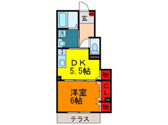 間取図 ソレジオ武村Ｖ　Ｎ棟