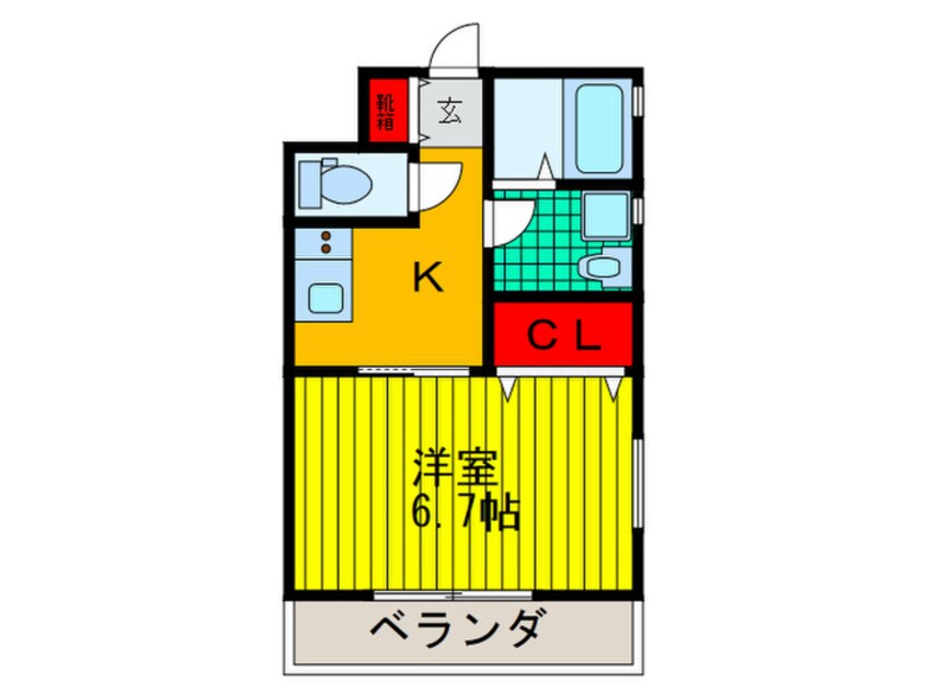 間取図 エンシェア外大前