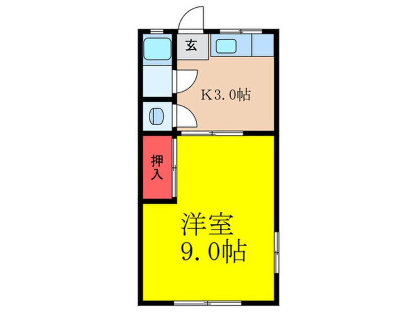 間取図 塩田コーポ