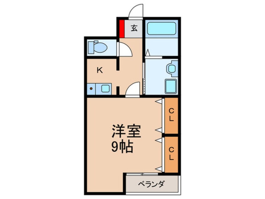 間取図 M′Sstyel東倉治