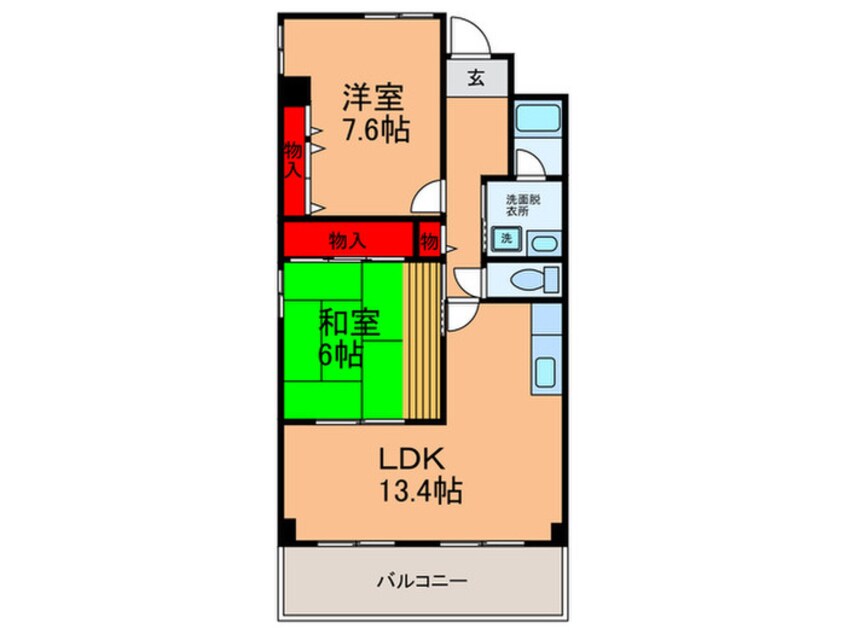 間取図 栄光マンション