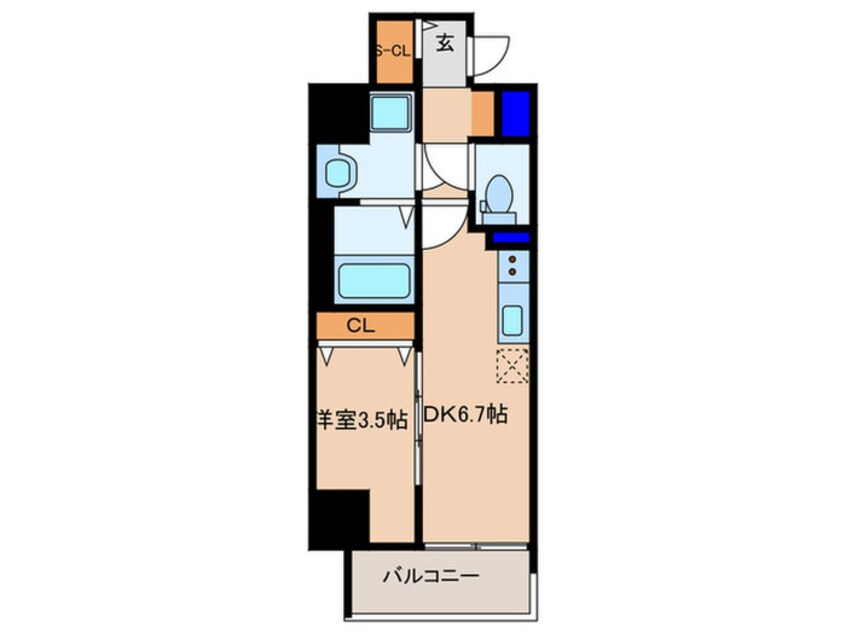 間取図 仮）ソルテラス本庄西クレアスト