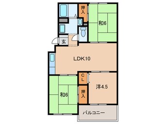 間取図 ブエナビスタ