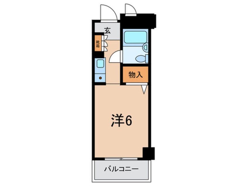 間取図 ヴェルドール王子公園（702）