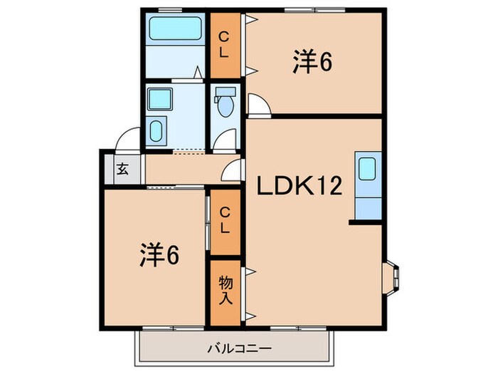 間取り図 グランメゾン・Ⅰ　Ｂ棟