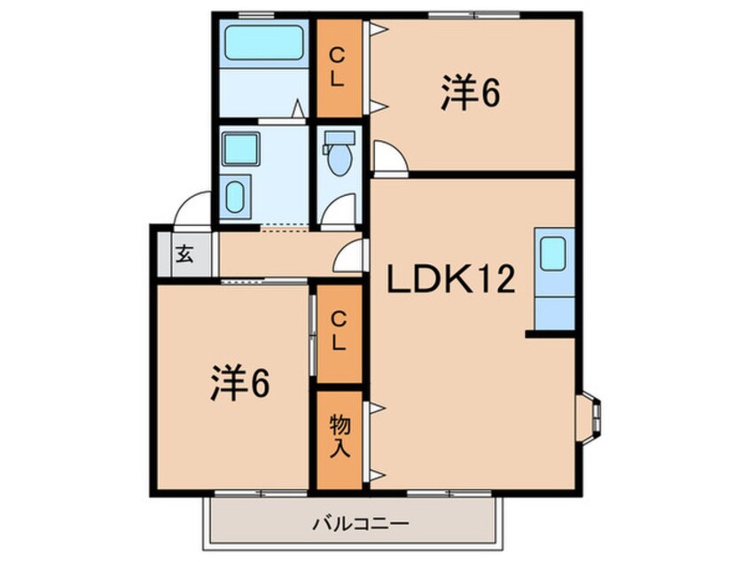 間取図 グランメゾン・Ⅰ　Ｂ棟