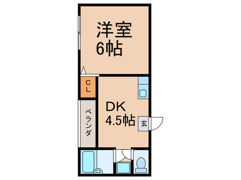 間取図 ハイツ仲