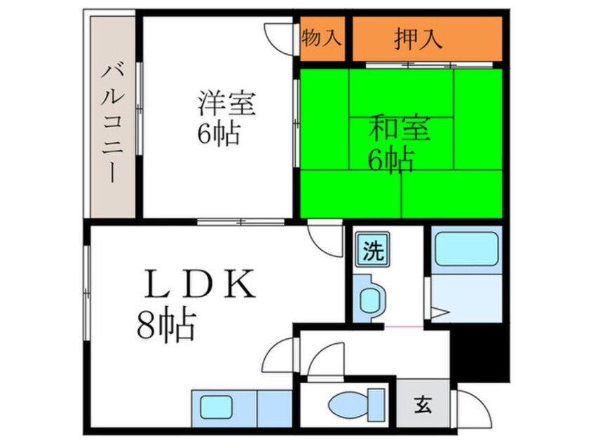 間取図 シベール青殿