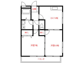 間取図 プレアデス京都北山