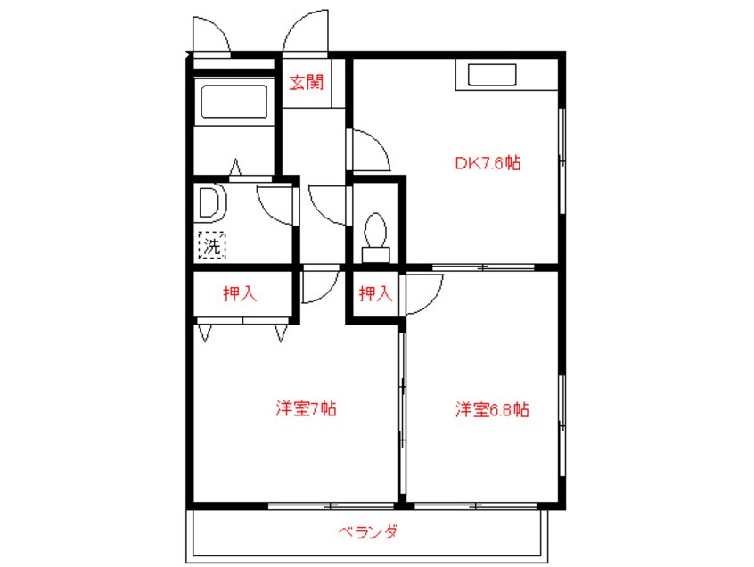 間取図 プレアデス京都北山