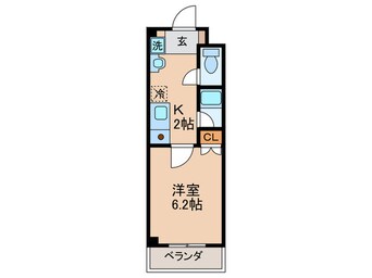 間取図 ビビット北堀江