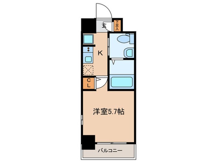 間取り図 エスリード神戸WEST(512)